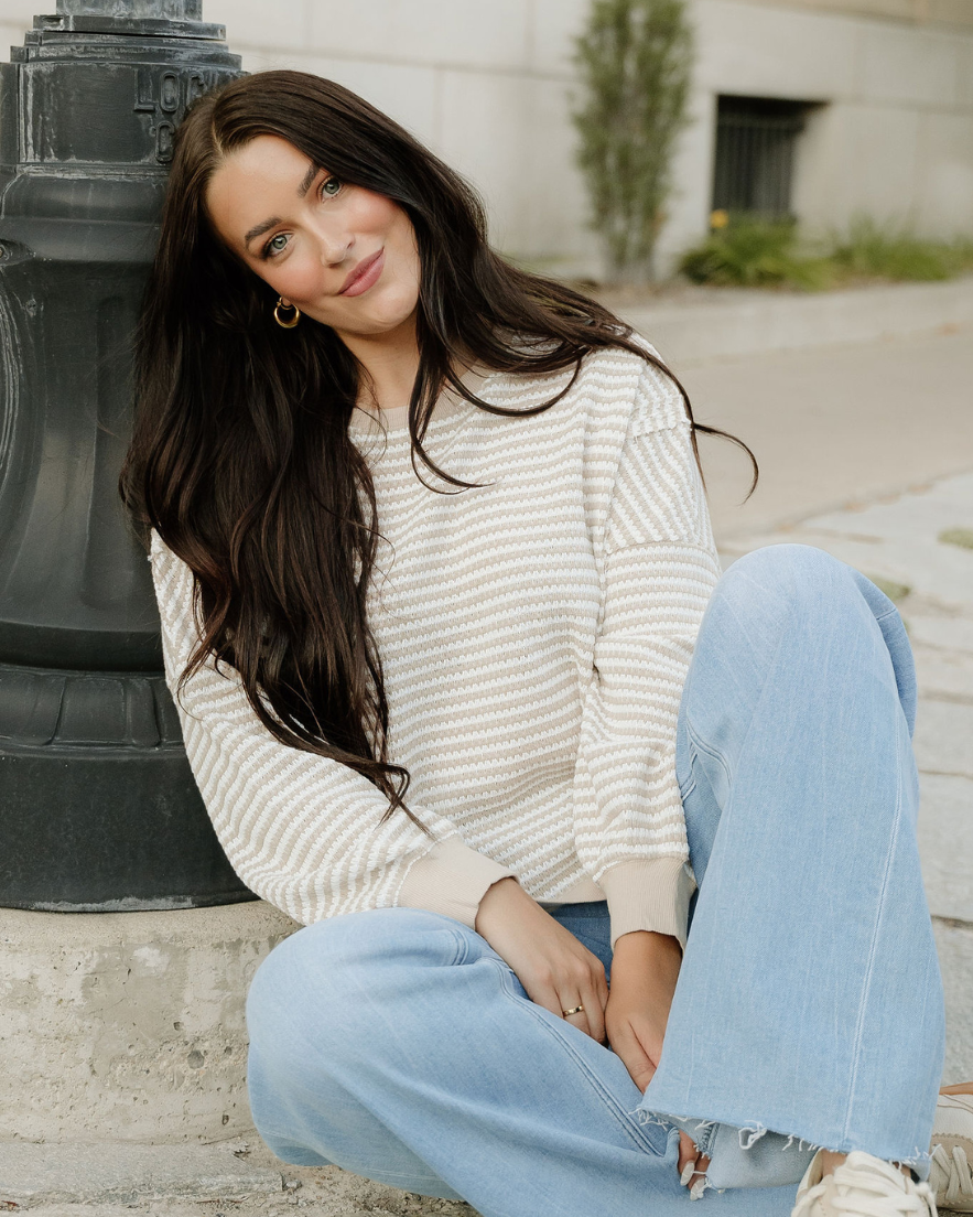 Sydney Striped Sweater | Dropship