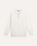 Cashmere Wool Polo Long Sleeve
