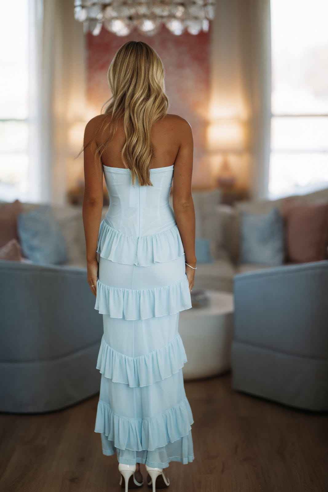 Dreams in Motion Maxi Dress - Blue